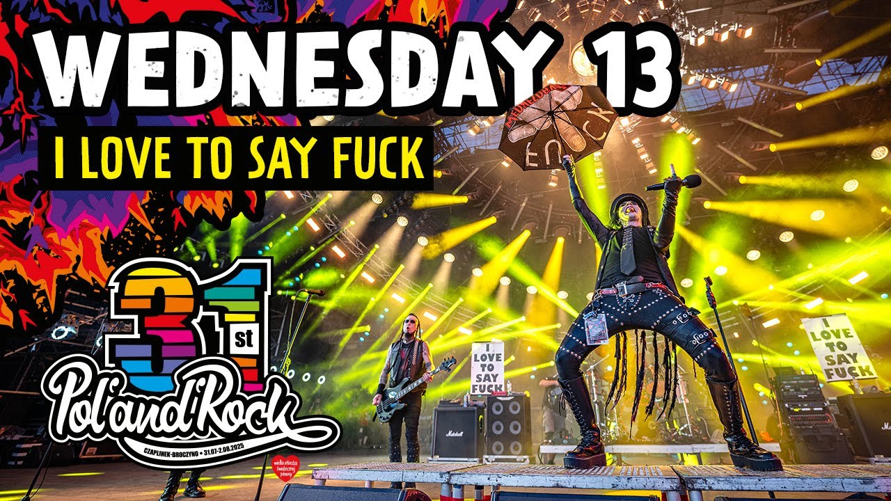 Wednesday 13  &ndash; I Love to Say Fuck #polandrock2025