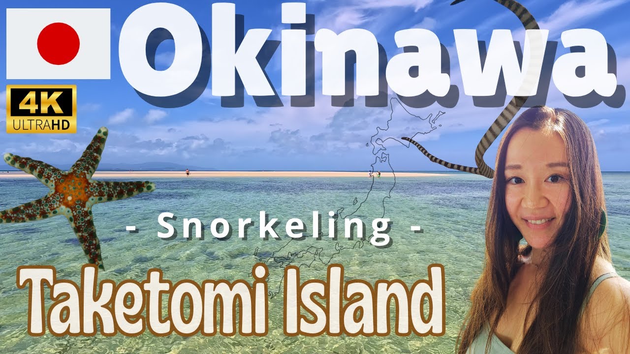 🇯🇵 [4K]  Okinawa, Japan: Taketomi Island - Snorkeling at Kondoi Beach