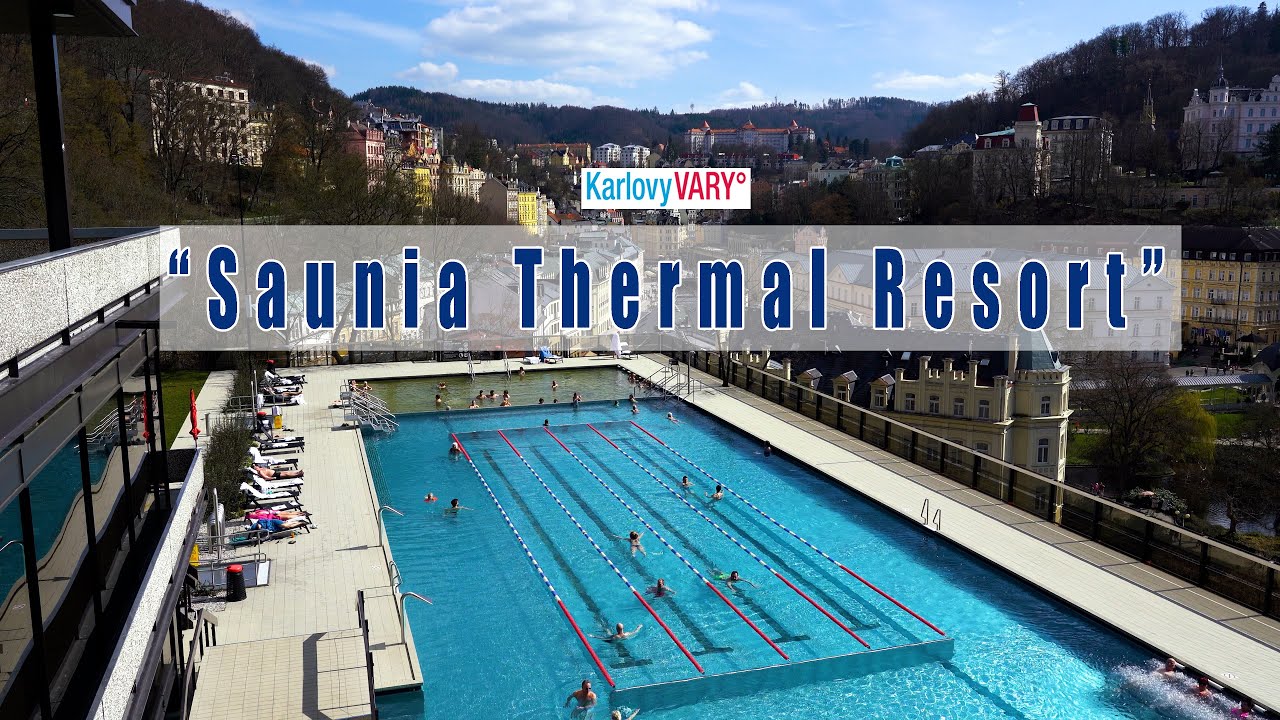 Бассейн под открытым небом Saunia Thermal Resort в Карловых Варах | Karlovy VARY | Мир саун