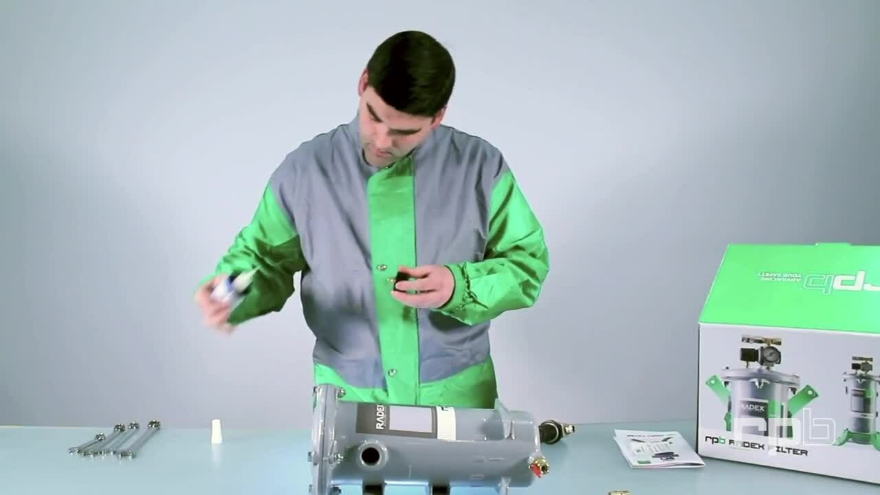 How to set up your Radex | Radex Airline Filter | RPB Safety