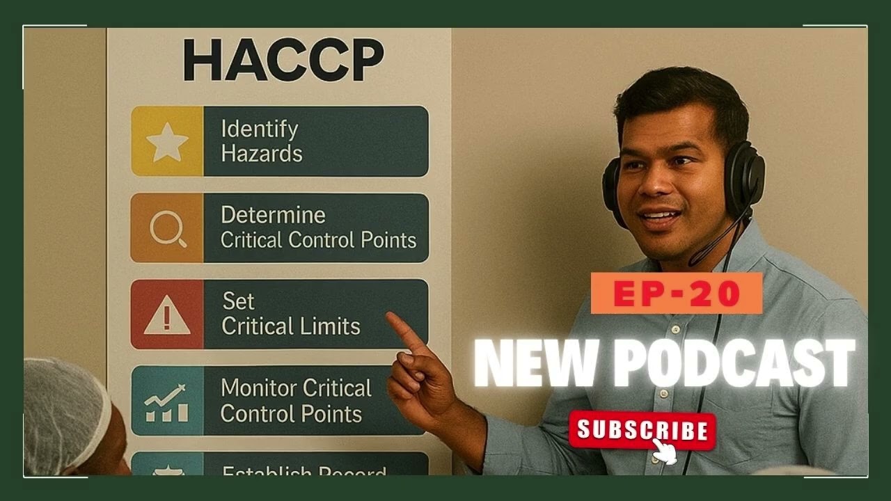 Ep-20 What is HACCP and why its matters in Hospitality. #leadership #podcast #motivation #HACCP