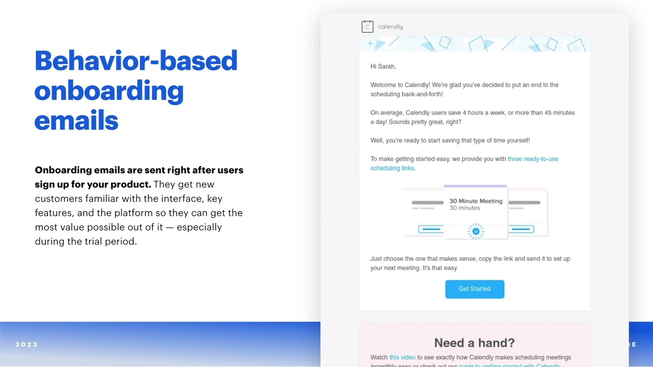 Why behavior based onboarding emails