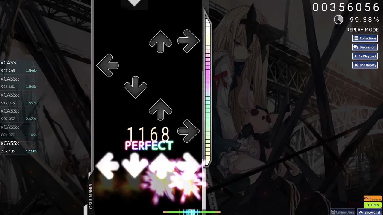 osu!mania: Villain Virus [4k 4,16⭐] S 98,08%