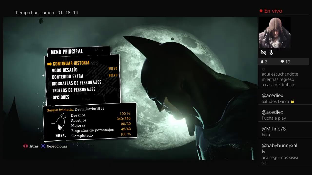 Segundo intento del platino de Arkham Asylum