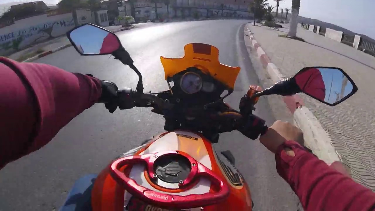 Driving in oran Ain turk  08/06/2019  motocycle