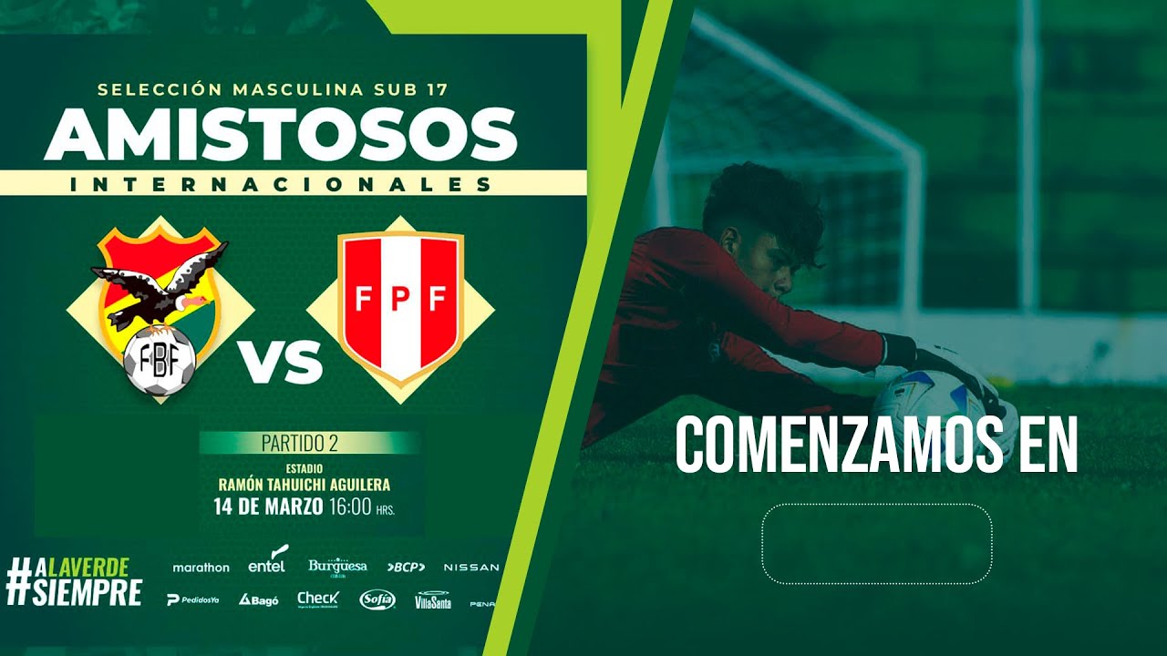 AMISTOSO  INTERNACIONAL PERU VS BOLIVIA