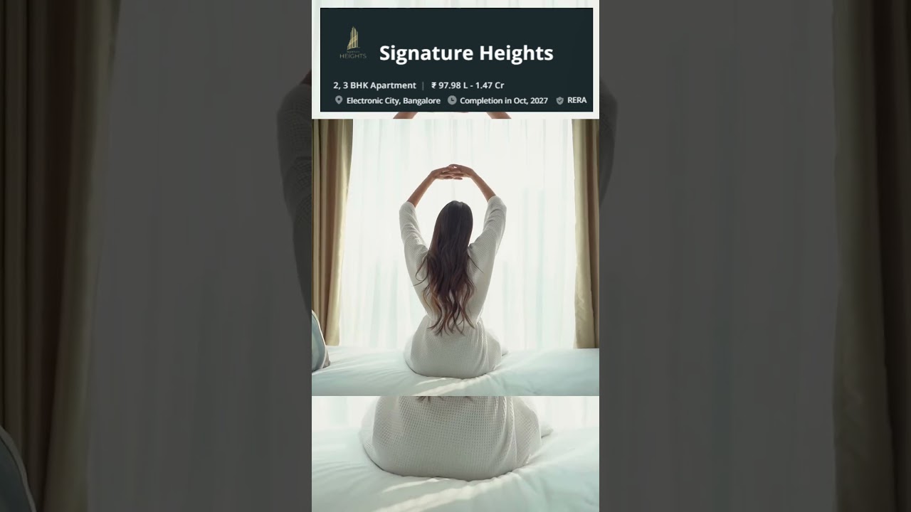 Signature Heights, Electronic City | 2, 2.5 & 3 BHK Luxury Apartments in Bangalore
