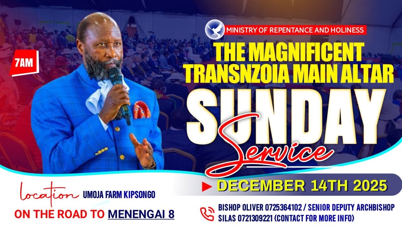 THE MAGNIFICENT TRANSNZOIA MAIN ALTAR SUNDAY SERVICE 14TH DEC.2025