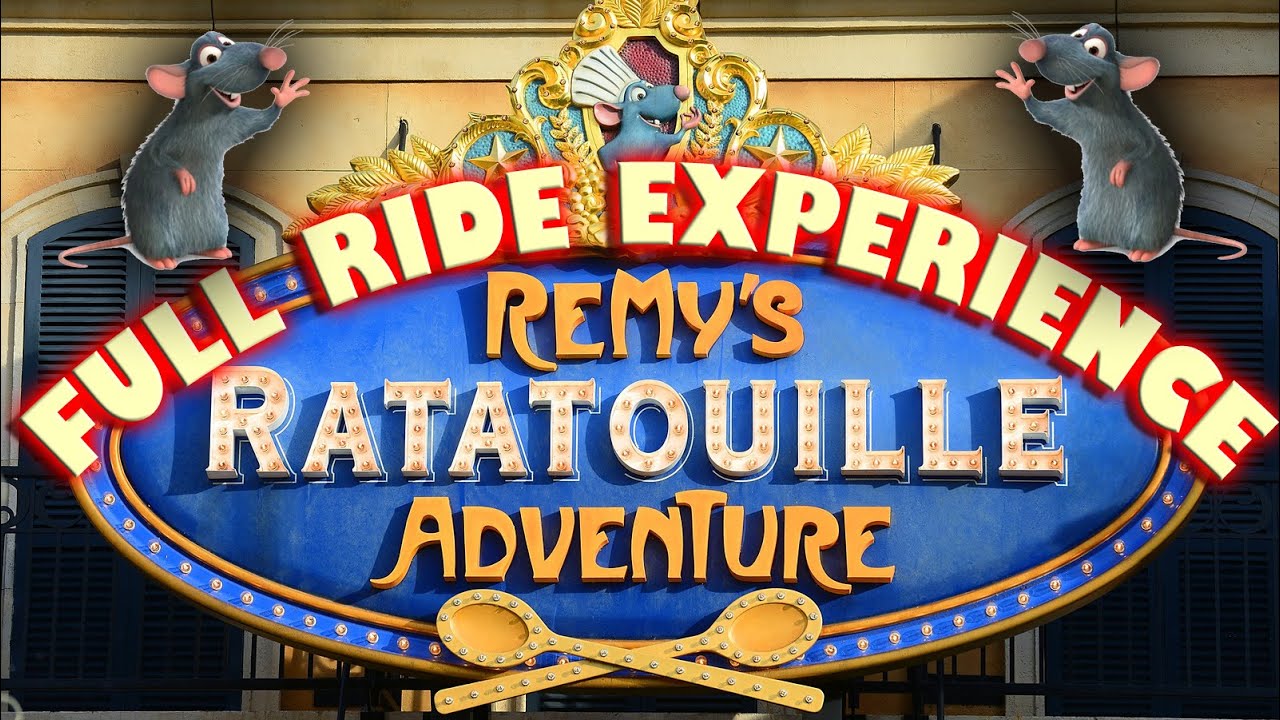 Remy's (Ratatouille) Full Ride Experience: Epcot - Disney World #chachingdream #epcot #ratatouille