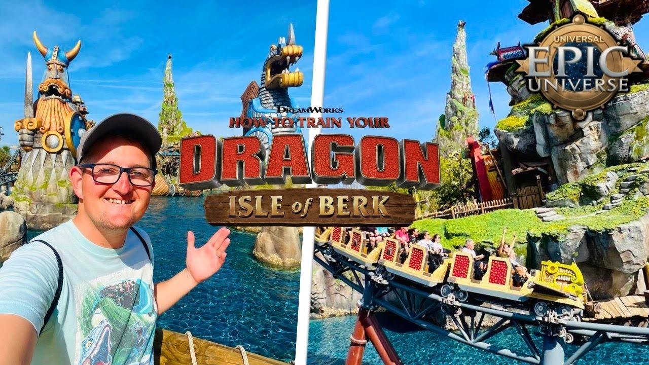 Как приручить дракона. Остров Берк. ПОЛНЫЙ ТУР. Universal Epic Universe.
