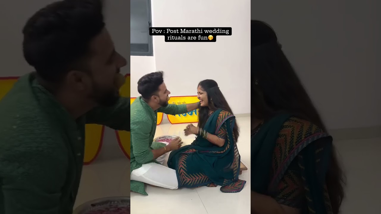 Post Marathi Wedding Rituals 🤭 