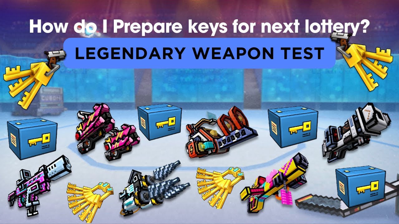 How do I prepare keys for next lottery? Legendary Weapon TEST