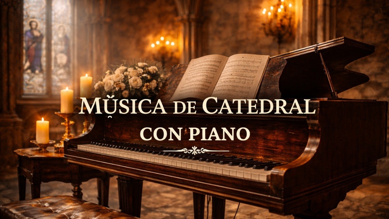 Música de Catedral con Piano – Oración en Silencio y Paz Interior