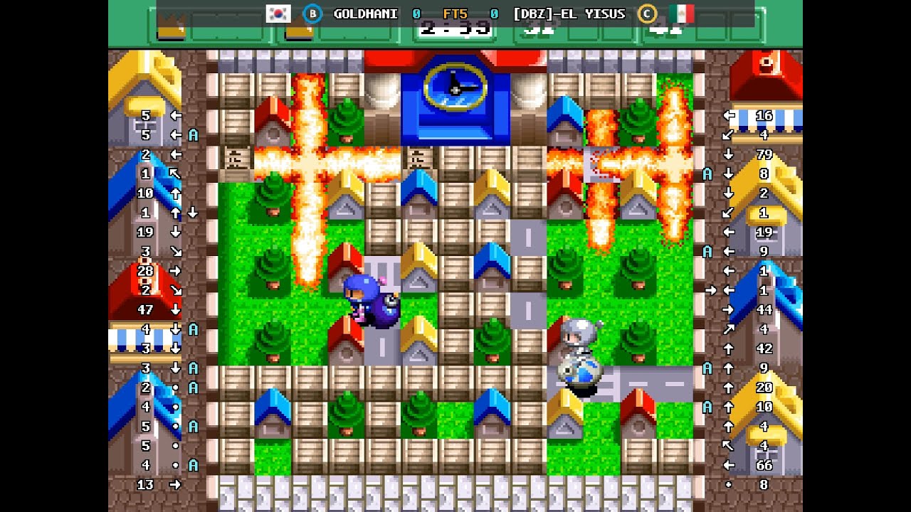 Neo Bomberman - 🇰🇷 goldhani(B) vs 🇲🇽 [DBZ]-EL YISUS(C) | Fightcade