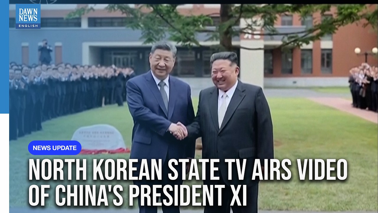 North Korean state TV airs video of China's Xi's second day in Pyongyang | Dawn News English