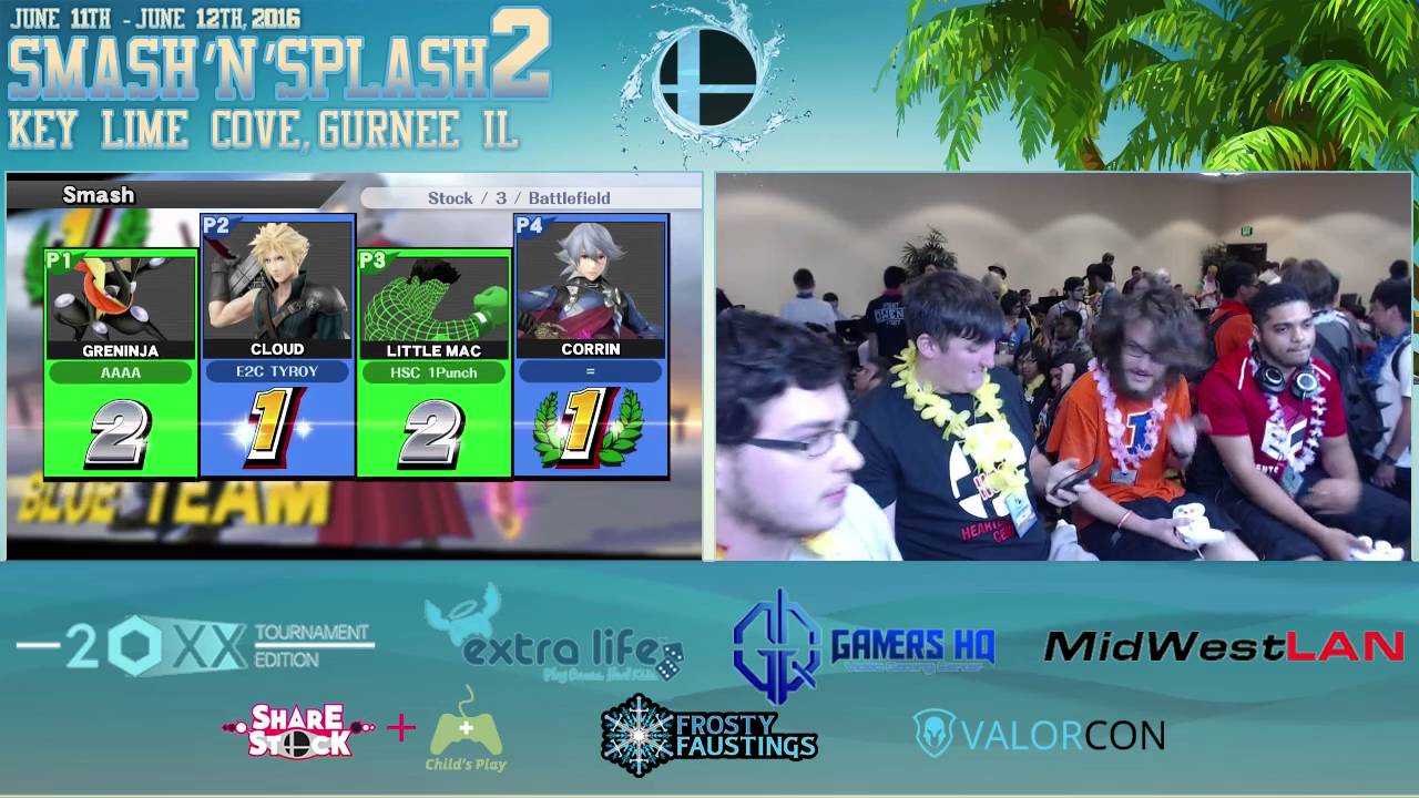 Smash'N'Splash 2 Doubles  WAVE 1 QUARTERS - Moniker + E2C | Tyroy vs QuadA + HSC | Kwaz