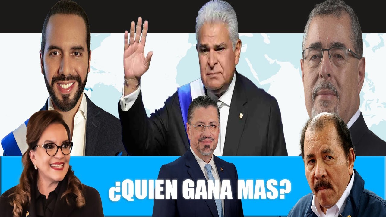 ¿Cuánto Ganan los Presidentes de Centroamérica? 💰 ¡Las cifras te sorprenderán!