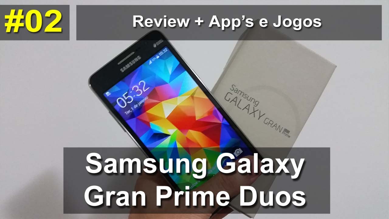 Samsung Galaxy Gran Prime Duos - Review + App´s e Jogos - Português