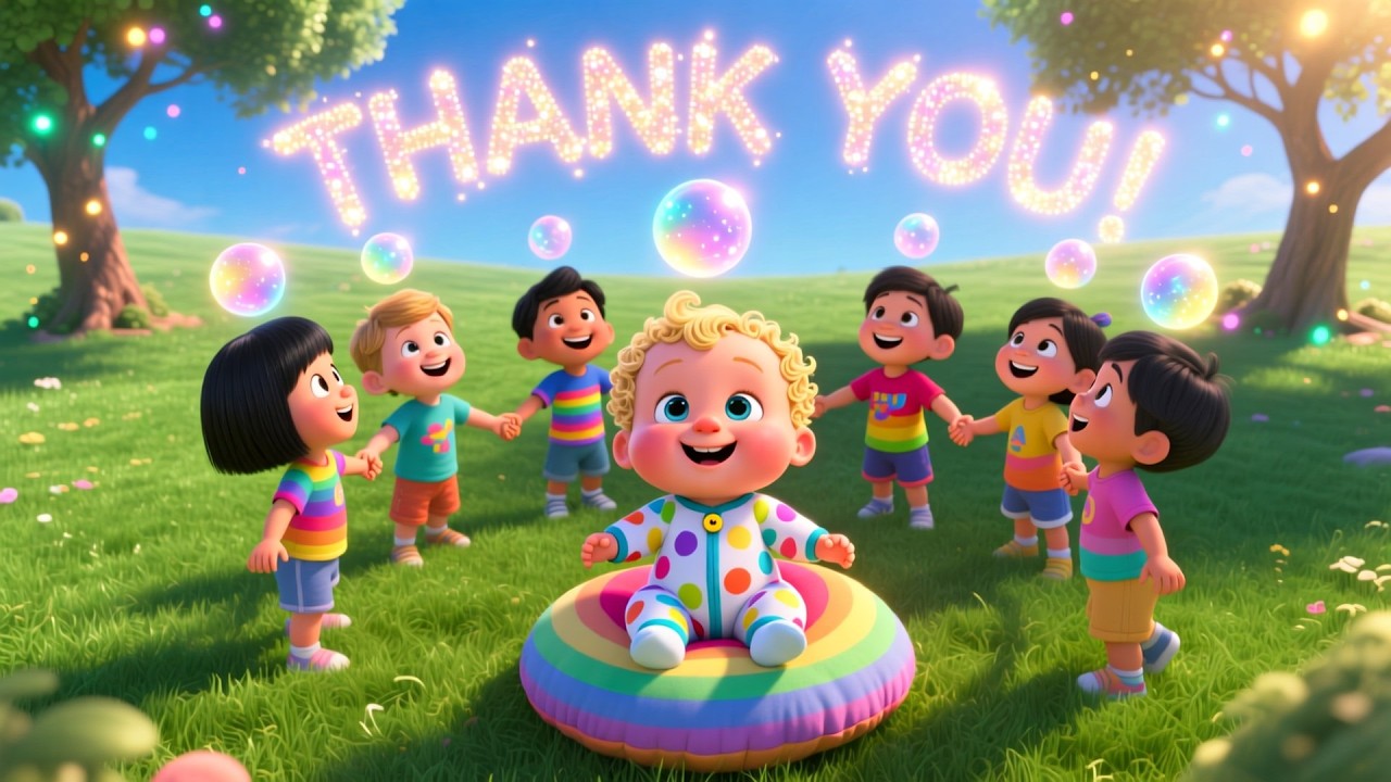 Thank You Song | Gratitude Song for Kids | Polite Words Nursery Rhyme