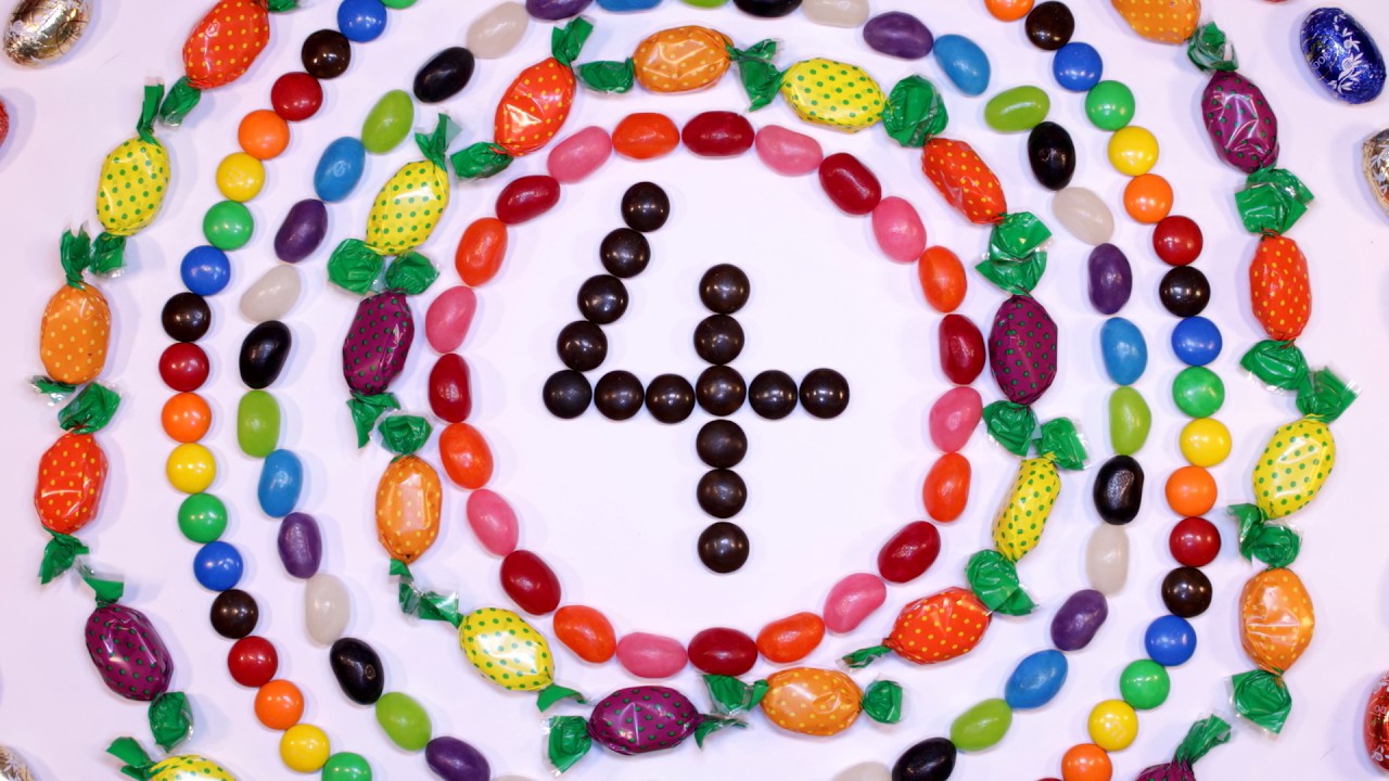 Candy Numbers In Stop Motion (1-25)