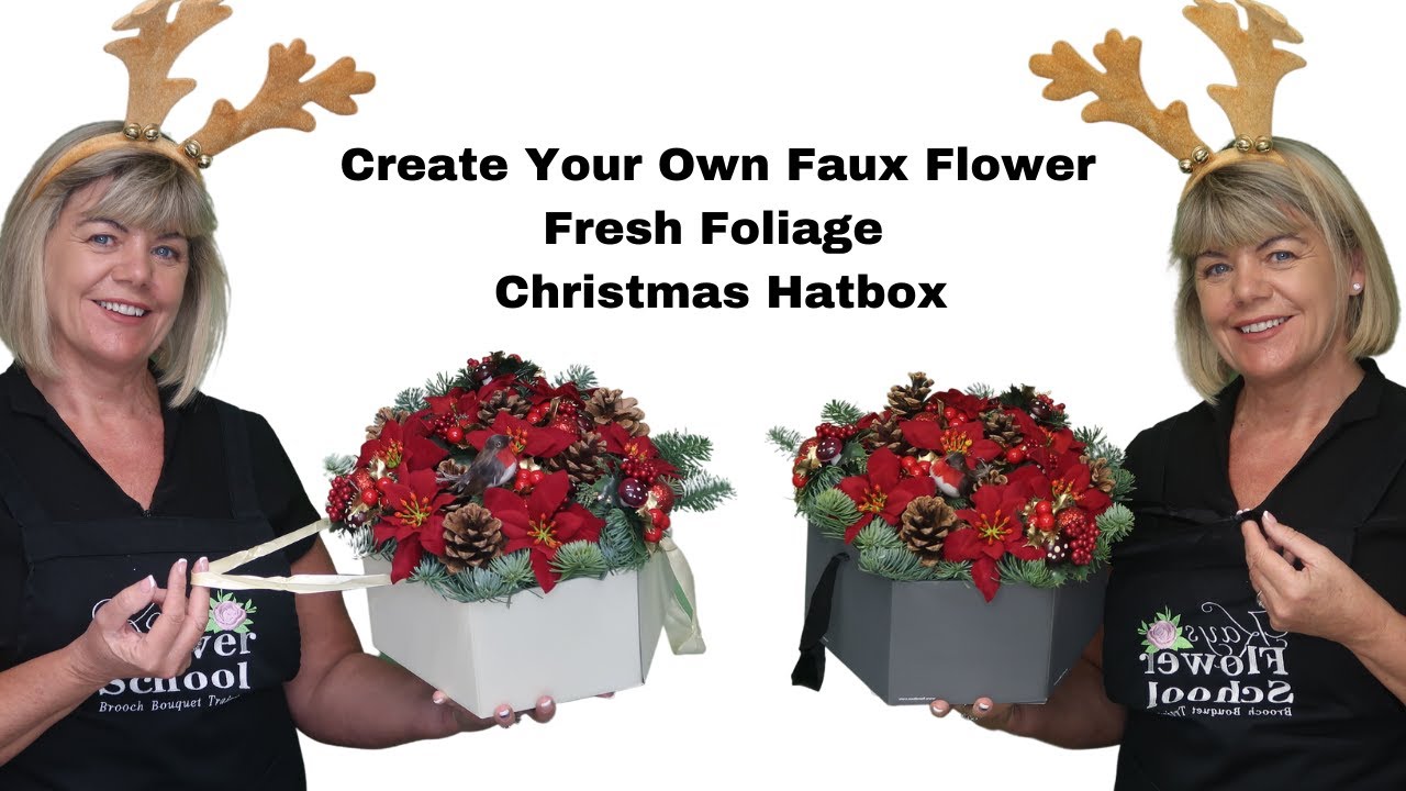 Christmas Hat Box Tutorial to be used with Hatbox Kit