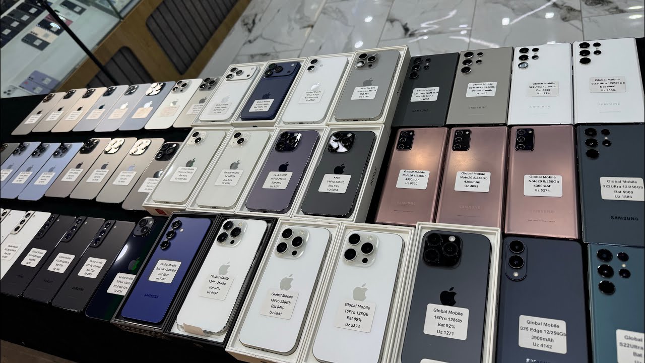 21-Fevral 15pro675$/685 2026Yil iPhone Samsung Narxi bilan tanshing☎️992311991☎️902731991