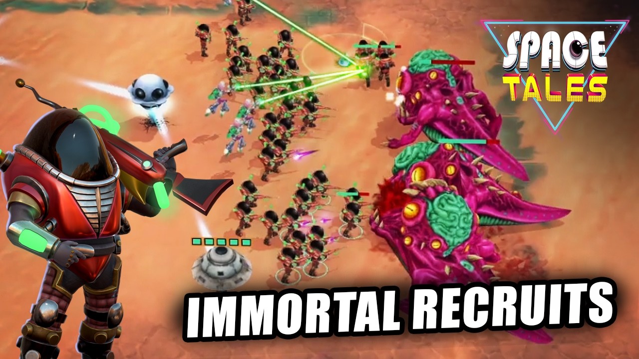 Space tales survival 01 - recruits and nurse only - NO WALLS HARDMODE | New RTS Gameplay 2026