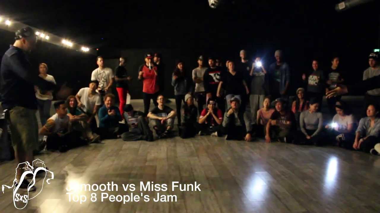 Jsmooth vs Miss Funk | Top 8 All Styles | People's Jam 2014 | #SXSTV