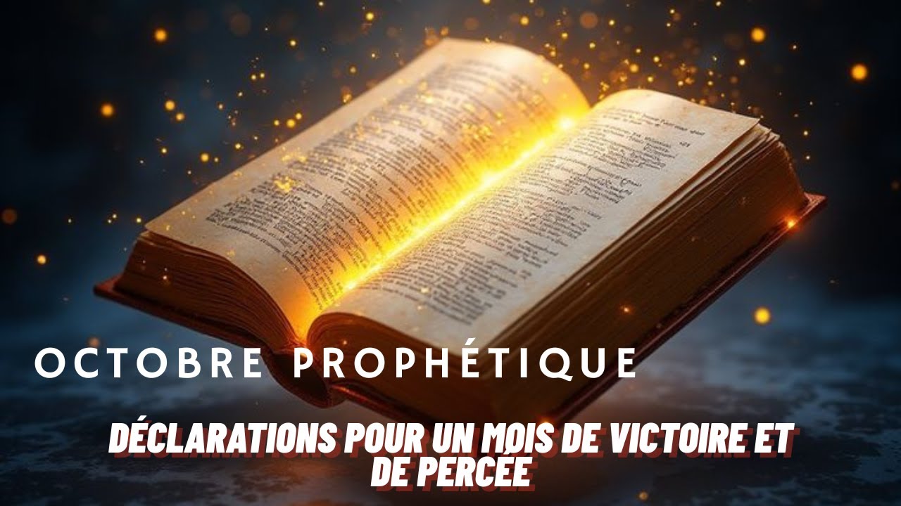 Octobre Prophétique : Déclarations pour un Mois de Victoire et de Percée