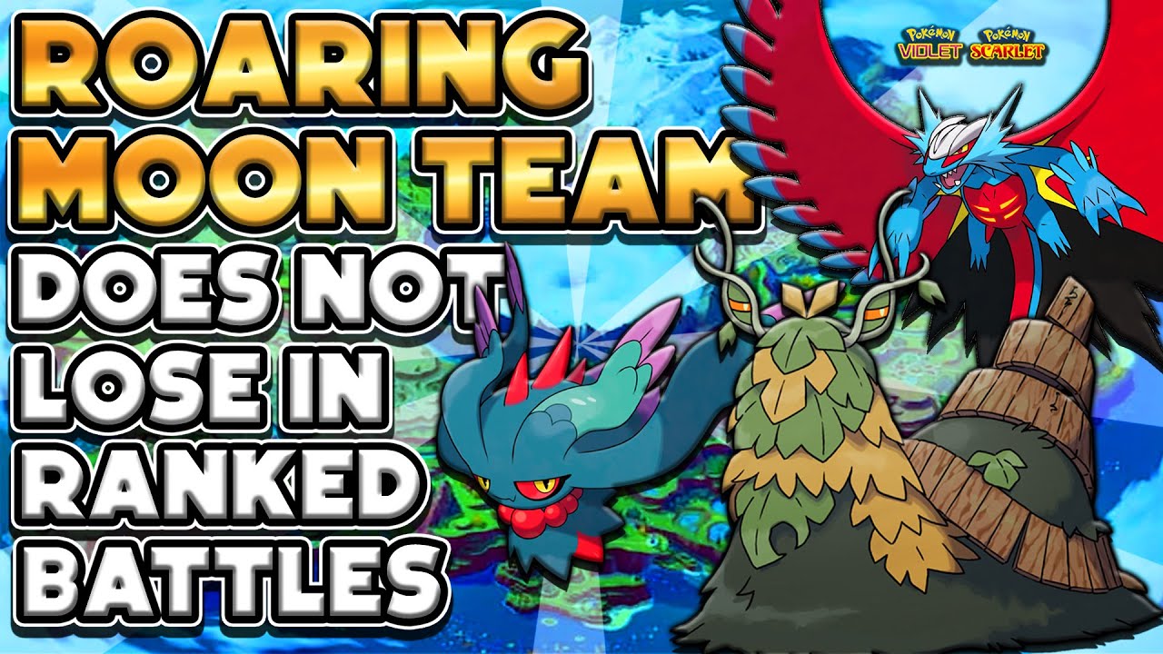 Roaring Moon Team DOES NOT LOSE In Ranked! - Pokémon Scarlet & Violet Ranked Double Battles
