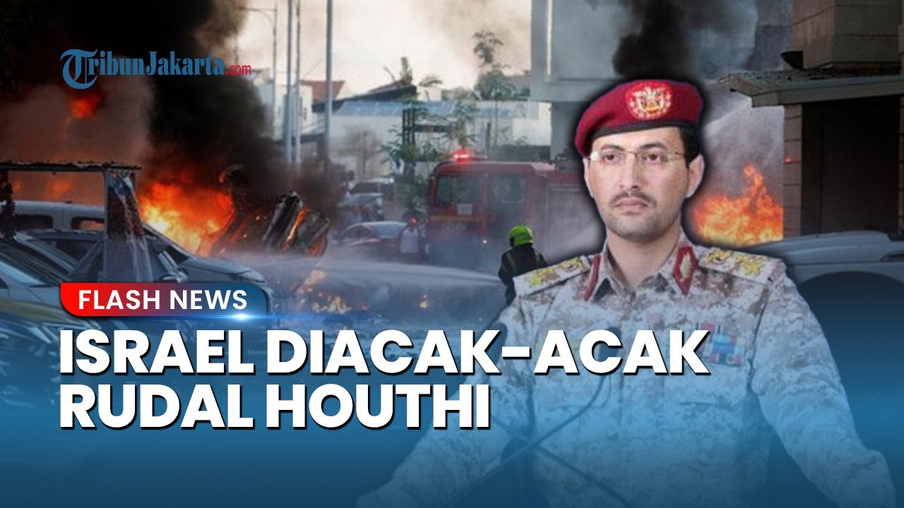 Israel Diacak-acak Rudal Houthi, Tel Aviv Diserang hingga Jutaan Warga Zionis Kocar-kacir Panik