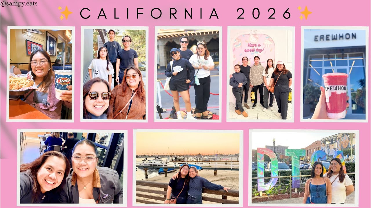 ✨Surprising my sister in CA 💕 - Trying out LaLaLand, Erewhon, Raising Canes, Mendocino Farm & etc 🐷