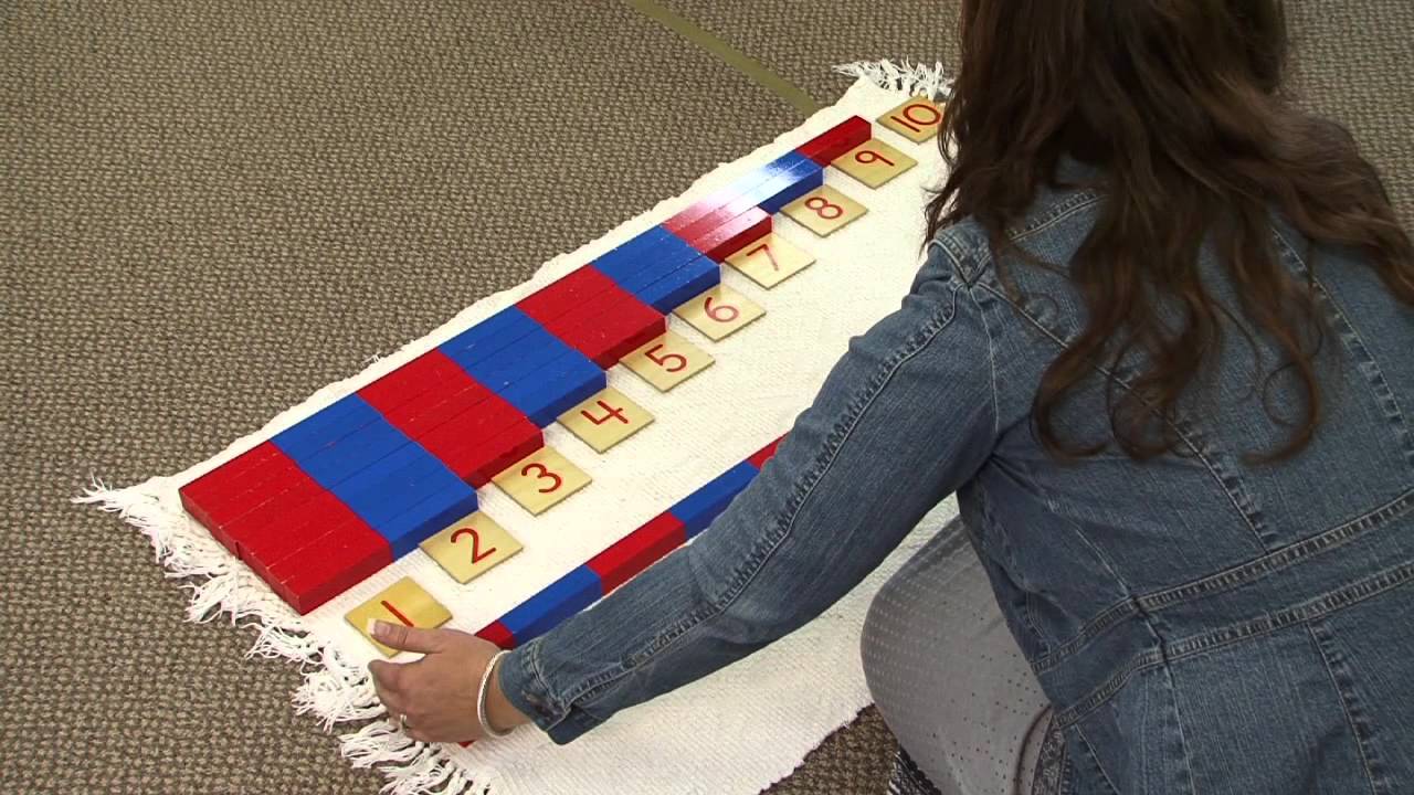 04 Red and Blue Rods: Concept of  Larger and Smaller