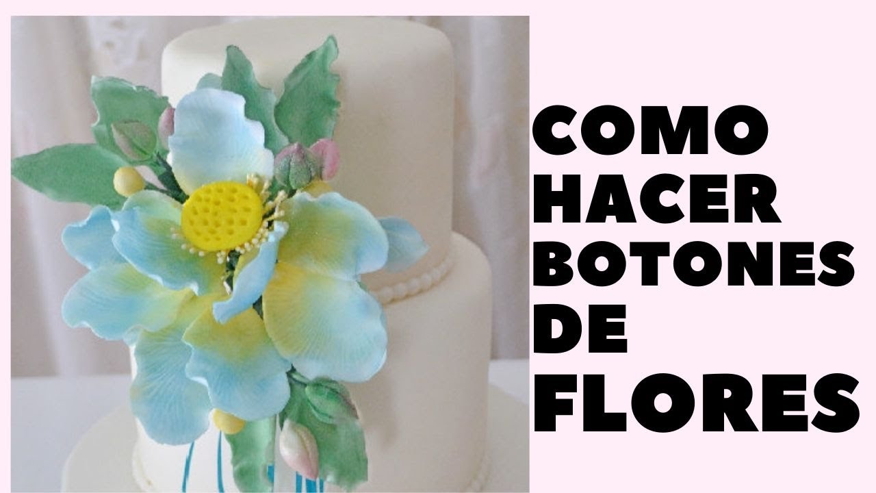 Como Hacer Botones de Flores