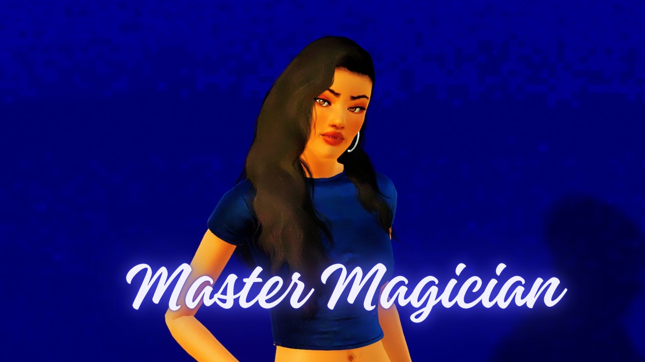 Completing Every Lifetime Wish in The Sims 3: Master Magician CAS🎩✨💙