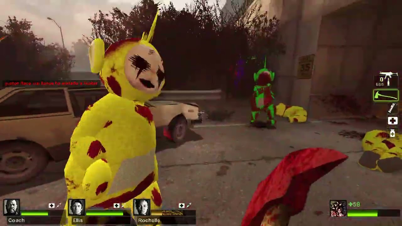 hola yo jugando left 4 dead 2 XDDDD