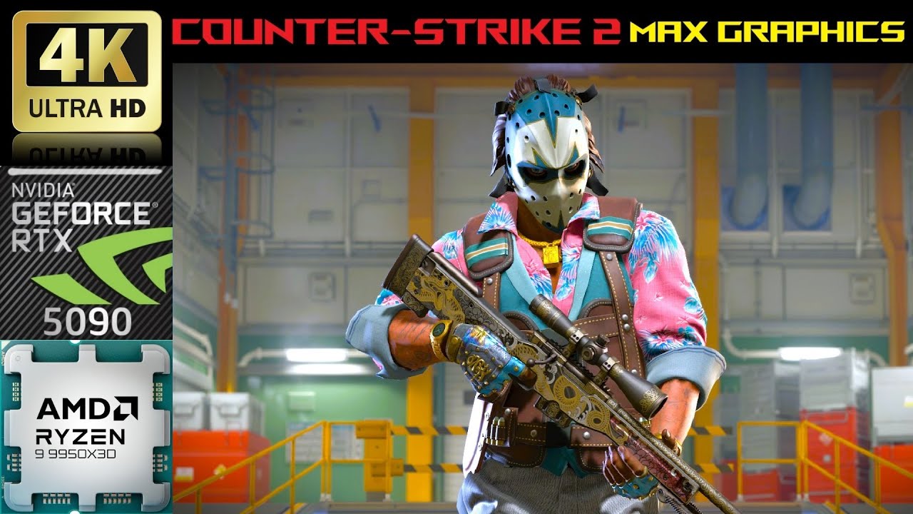 [4K] Counter Strike 2 - Nvidia RTX 5090 AMD Ryzen 9950x3D #gaming #cs2 #pc #cs #fyp #game #csgo #4k