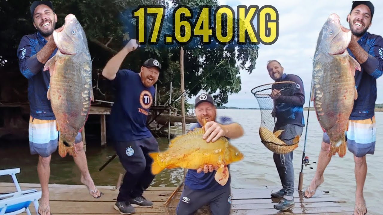 UM RECORDE A SER QUEBRADO!!! PEGUEI A MAIOR CARPA DE YOUTUBER DO RS???