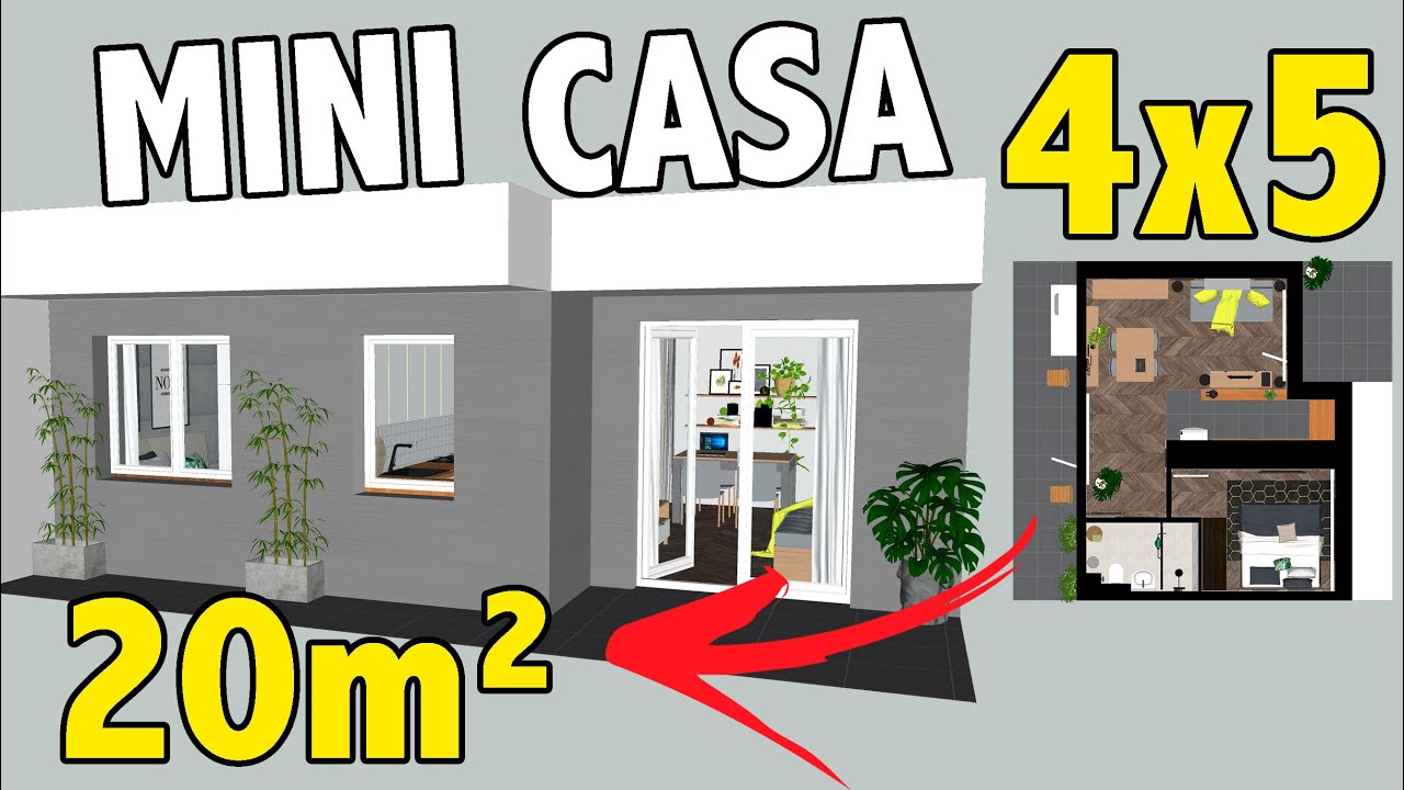 CASA ESTILO KITNET 4X5 M² - PEQUENA MAIS SUPER ACONCHEGANTE