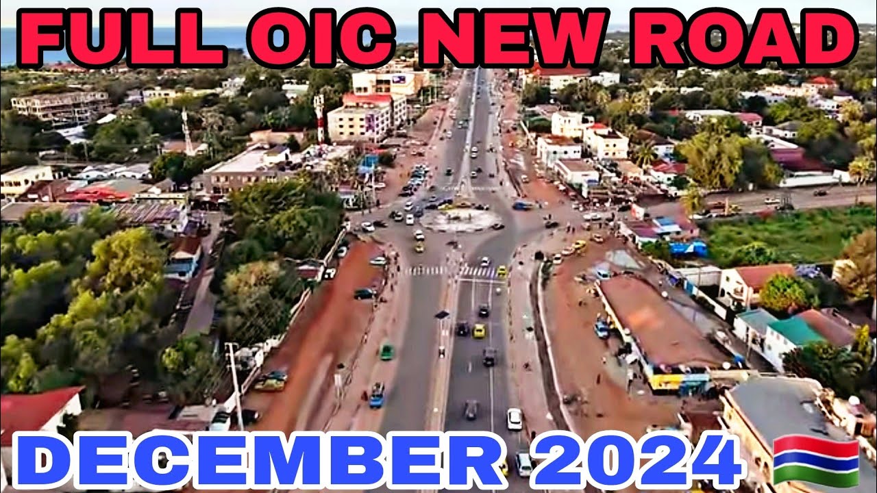 22km of New OIC Road Gambia: Neat and Clean Drive | Gambia’s Beautiful Highway in December 2024