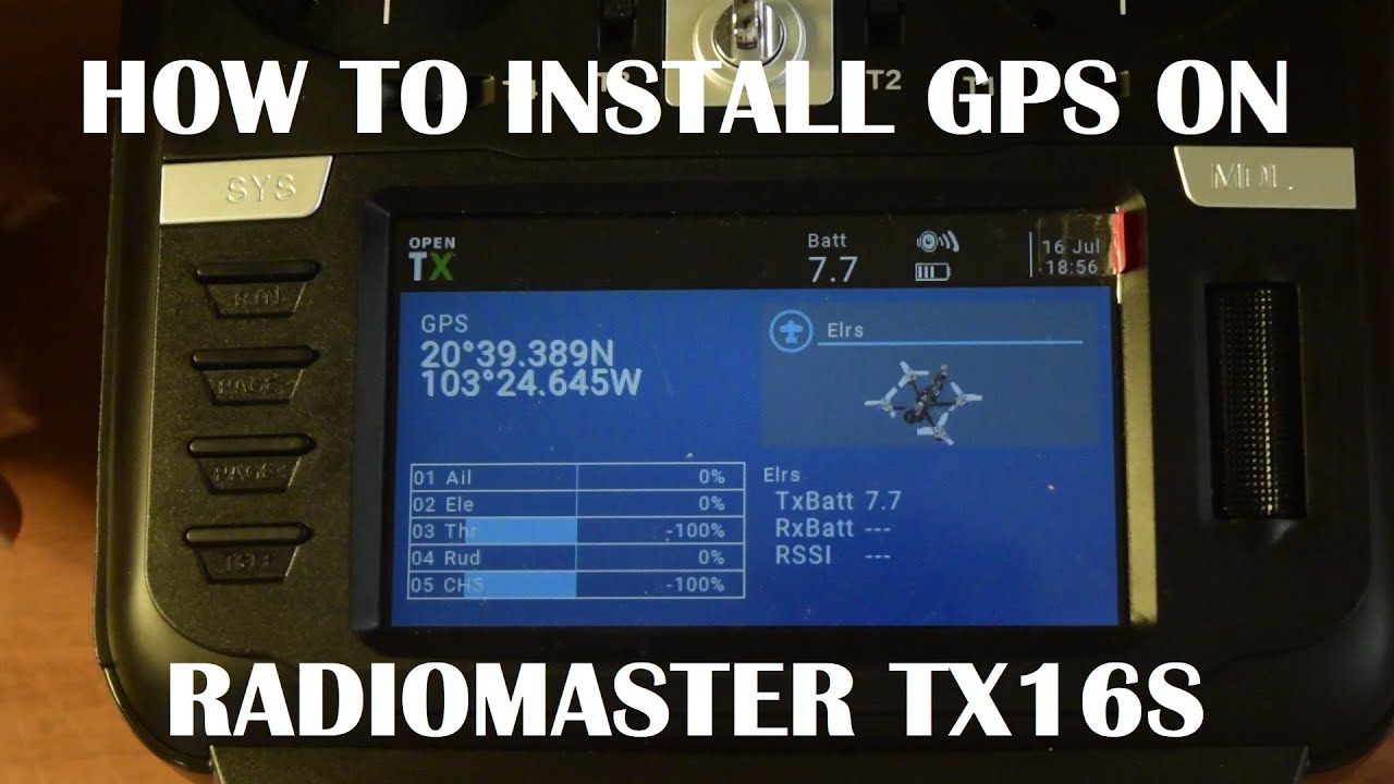 How to Install internal GPS on Radioamaster TX16S