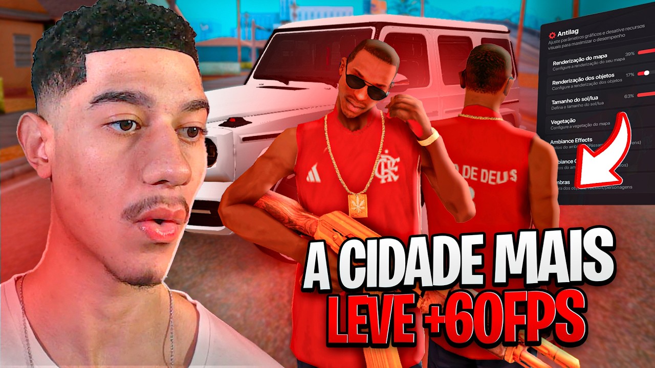 o servidor MAIS LEVE DO MTA! Melhor servidor de MTA para pc FRACO! - GTA MTA RP