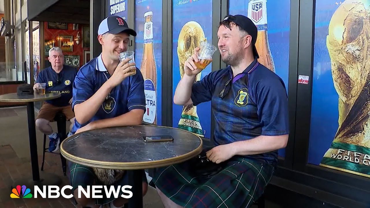 Are Scottish soccer fans drinking all of the beer in Boston?