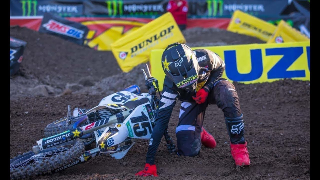 Biggest Supercross Crashes 2018