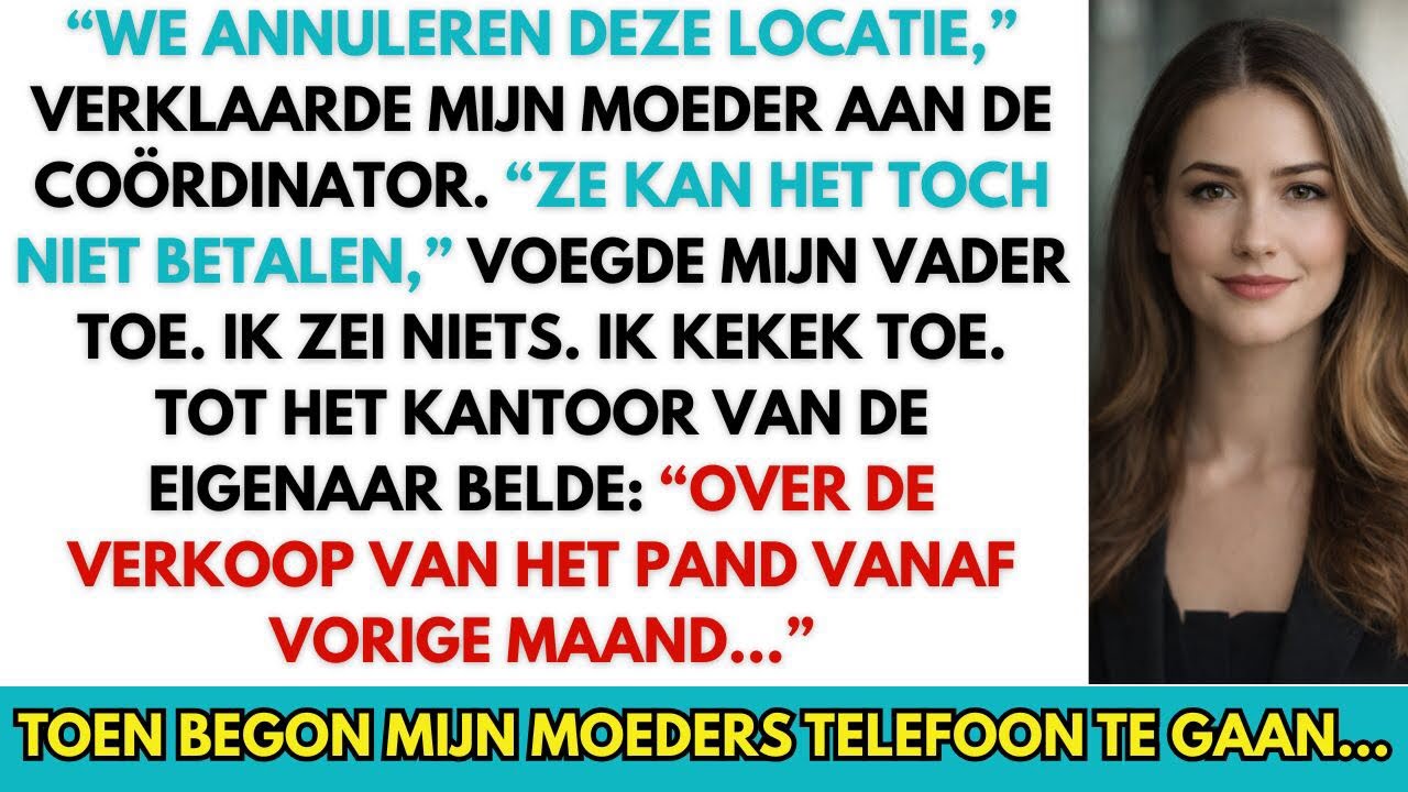 Mijn familie probeerde mijn trouwlocatie te annuleren — tot de eigenaar hen terugbelde