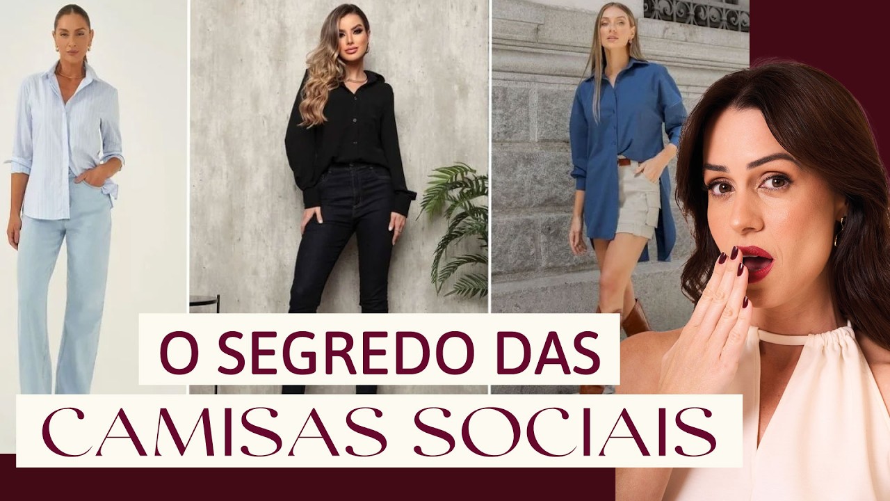 5 Truques de Estilo com Camisa Social que V&atilde;o Mudar seu Look! - com Julia Loha