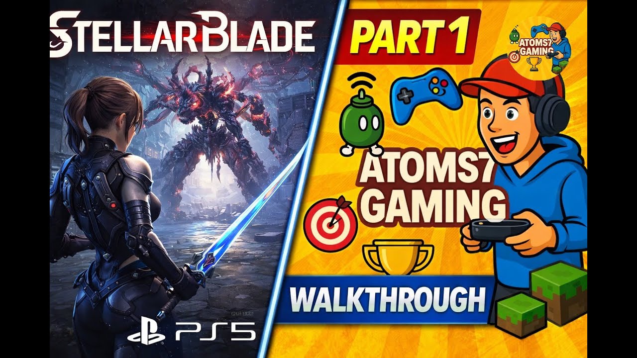 STELLAR BLADE Part 1 (PS5) – First Mission, First Boss & Stunning Combat! | Gameplay Walkthrough