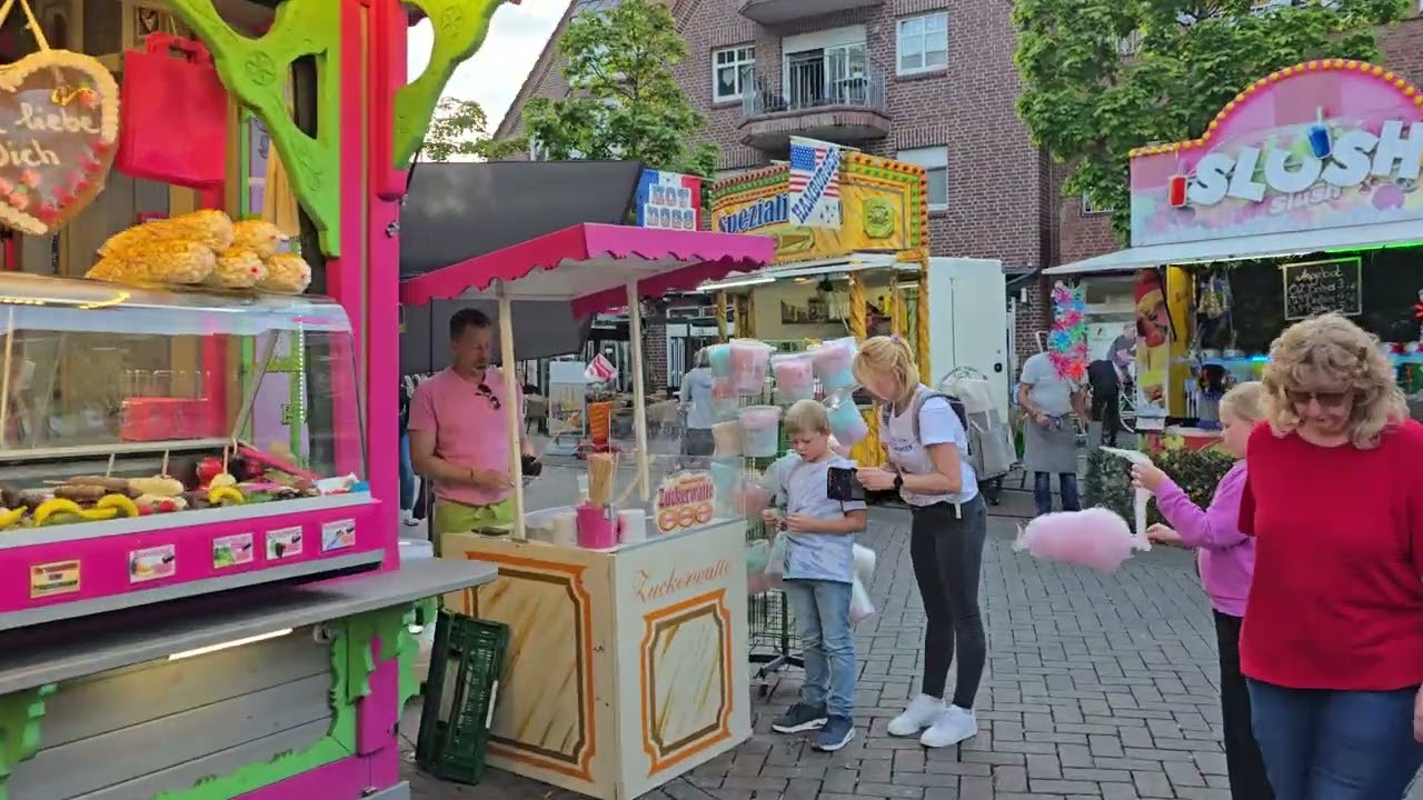 Rundgang von der Herbstkirmes in Emsdetten vom 29.08.2025 ungeschnitten 