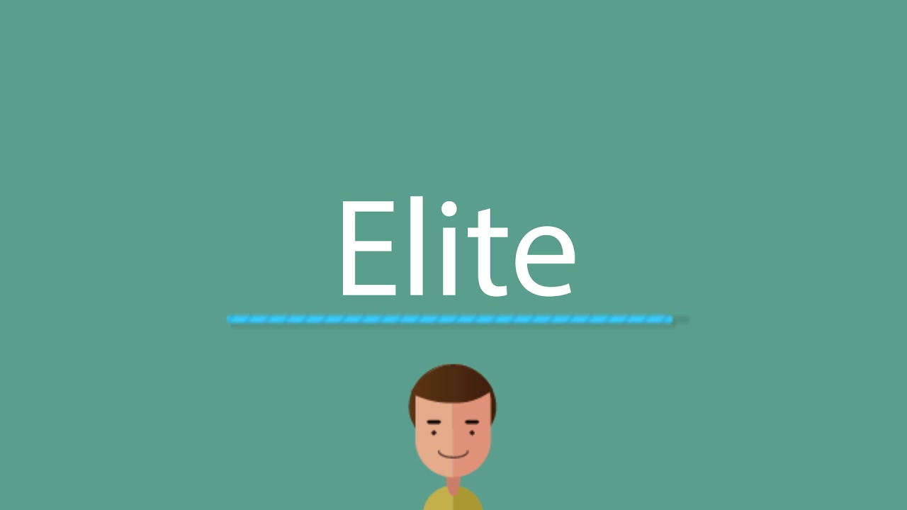 Elite pronunciation