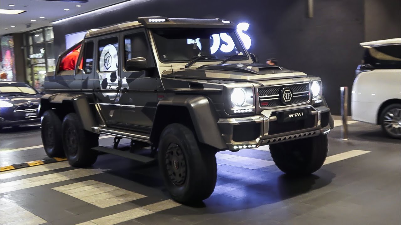 SUPERCARS in MALAYSIA | Crazy Rich Asians Having an After Party on a Brabus G700 6x6!!!